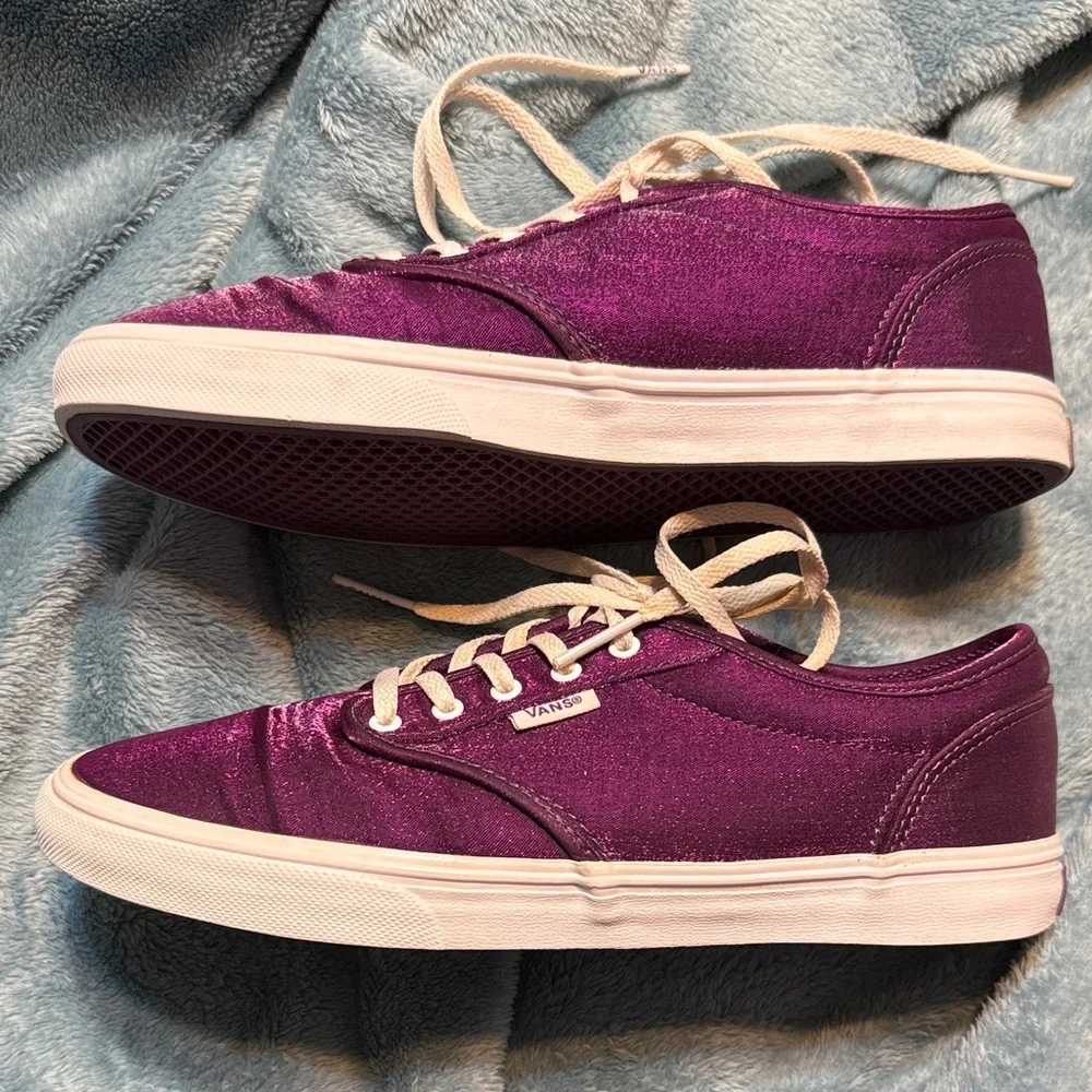Vans Women's velvet Purple Sneakers Size 7